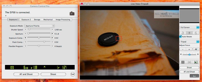 nikon camera control software for mac